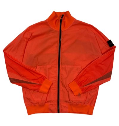 Nylon Grid Zip Up Jacket Pink