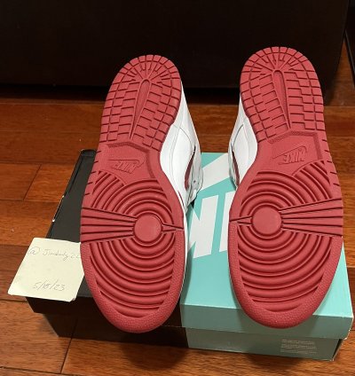 Nike Sb Dunk Low Supreme Jewel Swoosh Red