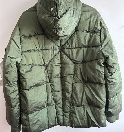 Nylon Metal Garment Dyed Hooded Down Jacket