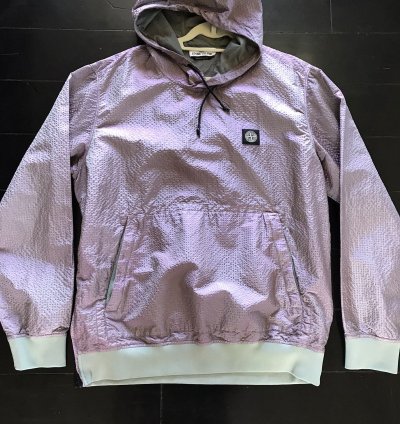 Nylon Metal Poly Color Frame Tc Anorak Hoodie