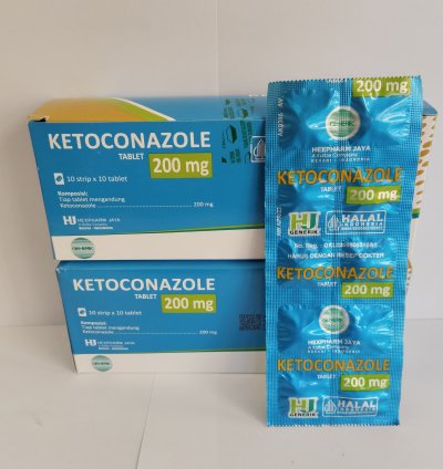 2 Box Ketoconazole 200 Mg Tablet Antifungal Sistemik Original