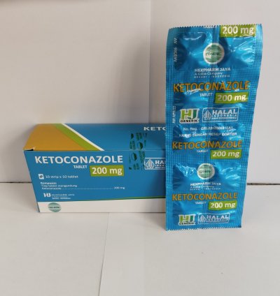 2 Box Ketoconazole 200 Mg Tablet Antifungal Sistemik Original