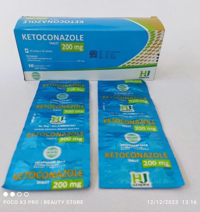 10 Box Ketoconazole 200 Mg Tablet Antifungal Sistemik Original Ship By Dhl Express