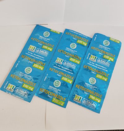10 Box Ketoconazole 200 Mg Tablet Antifungal Sistemik Original Ship By Dhl Express
