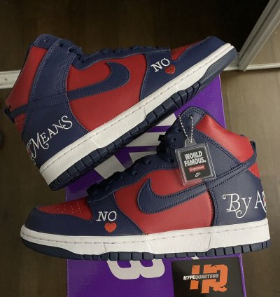 Nike Sb Supreme Dunk High By Any Means