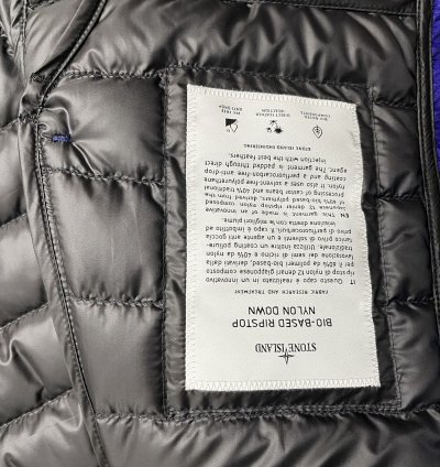 Quilted Down G0224 Bio-based Ripstop Nylon Blue Vest