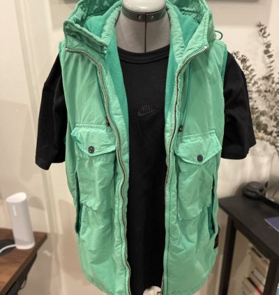Rare Green Hooded Vest