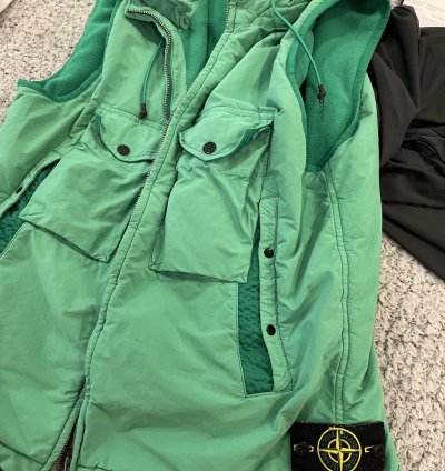 Rare Green Hooded Vest