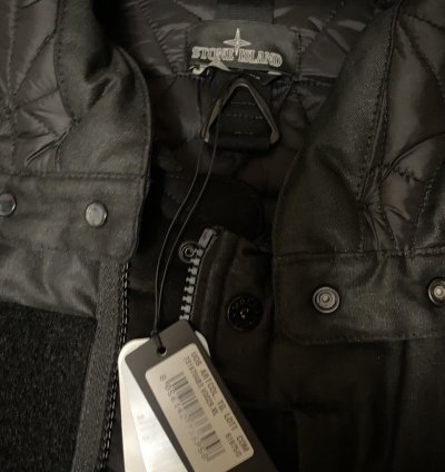Rubberized Linen Fishtail Parka