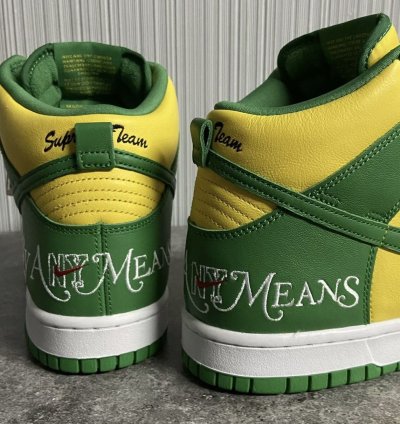 Nike Sb Supreme Dunk High Og Qs Brazil Dn3741700 Sz 9