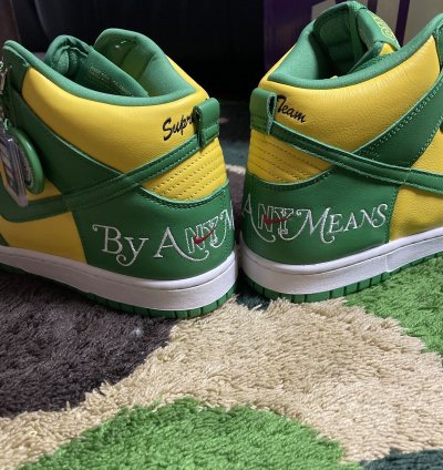 Nike Sb Supreme Dunk High Og Qs Brazil Dn3741700 Sz 9