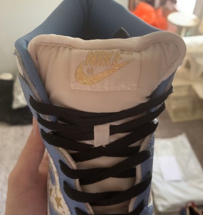 Nike Sb Supreme Dunk High Stars Blue