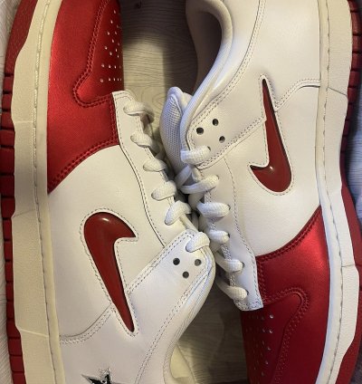Nike Sb Supreme Dunk Low Jewel Swoosh