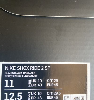 Nike Shox Ride 2 Black