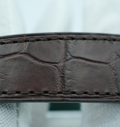 Rolex 1908 39 Mm White Dial Brown Leather Strap Complete Set 2024 Unworn 52509