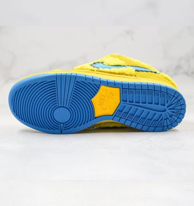 Grateful Dead X Nike Sb Dunk Bears Yellow Cj5378 700