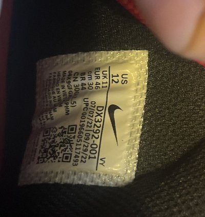 Nike Supreme Air Bakin Sp Black Gradient