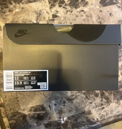 Nike Supreme Air Bakin Sp Black Gradient