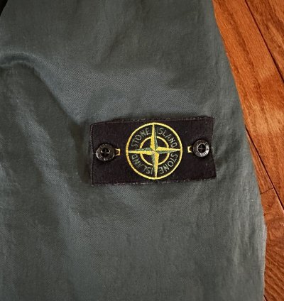 Stone Island 100 Down Compass Patch Jacket Green