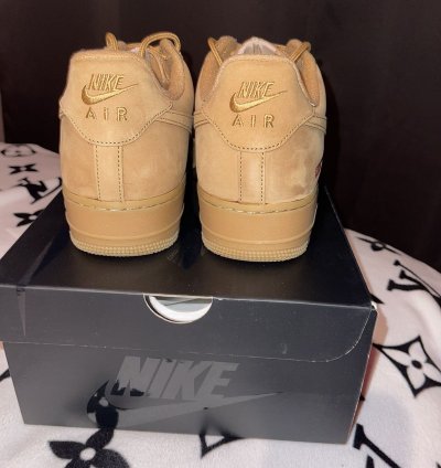 Nike Supreme Air Force 1 Low Brown Size 12