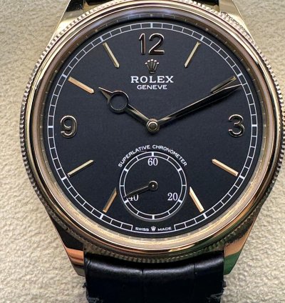 Rolex 1908 Black Dial Unworn