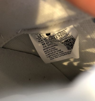 Nike Supreme Air Force 1 Low In White Size Uk 11 Us 12