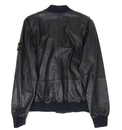 Stone Island 2015 Lightweight Leather Felfa Bomber
