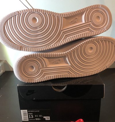 Nike Supreme Air Force 1 Low In White Size Uk 12 Us 13
