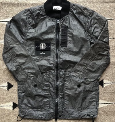 Stone Island 2016 Black Pixel Reflective Jacket