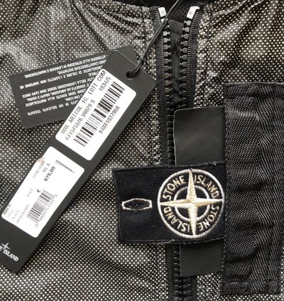 Stone Island 2016 Black Pixel Reflective Jacket
