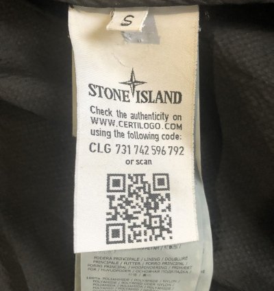 Stone Island 2016 Black Pixel Reflective Jacket