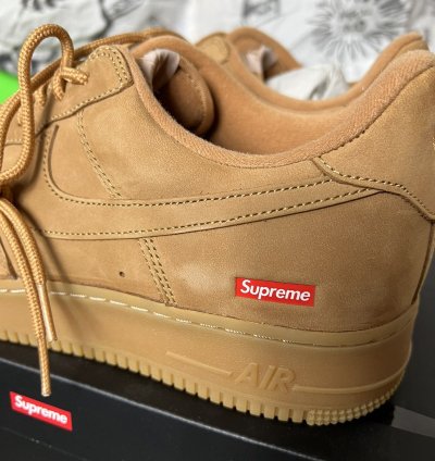 Nike Supreme Air Force 1 Low Wheat