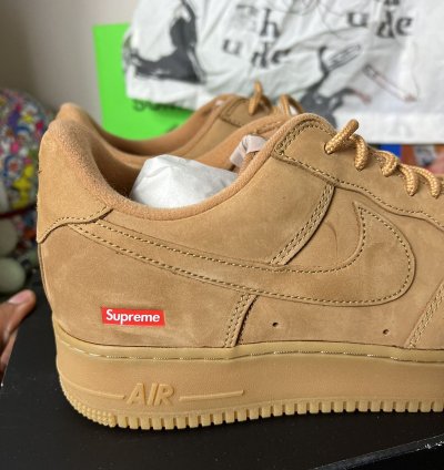 Nike Supreme Air Force 1 Low Wheat