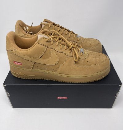 Nike Supreme Air Force 1 Low Wheat Dn1555-200 Size 13