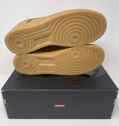 Nike Supreme Air Force 1 Low Wheat Dn1555-200 Size 13