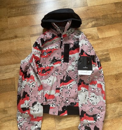 Stone Island 3c Pu Desert Camo Jacket