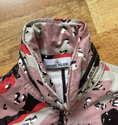 Stone Island 3c Pu Desert Camo Jacket