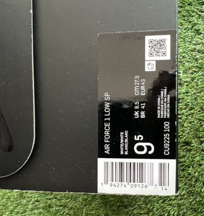 Nike Supreme Air Force 1 Size 9 5 Brand New