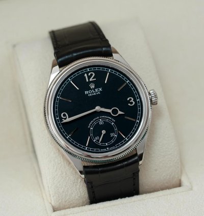 Rolex 1908 Unworn 2024 Perpetual 1908 White Gold Black Dial 52509-0002 Complete