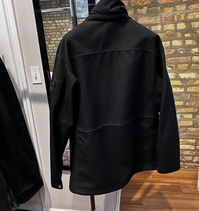 Stone Island 40201 Jacket In Black Purple