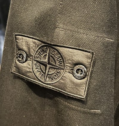Stone Island 40201 Jacket In Black Purple