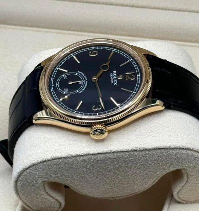 Rolex 1908 Unworn 2024 Perpetual 1908 Yellow Gold Black Dial 52508-0002 Complete