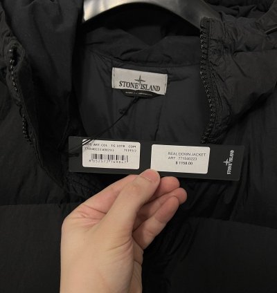 Stone Island 40223 Garment Dyed Crinkle Reps -ny Down