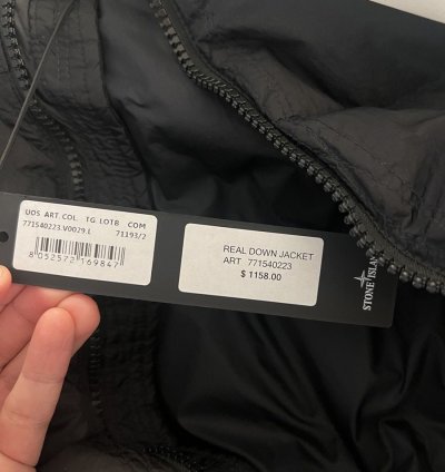 Stone Island 40223 Garment Dyed Crinkle Reps -ny Down