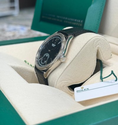 Rolex 1908 White Gold Black Dial Full Set 2024