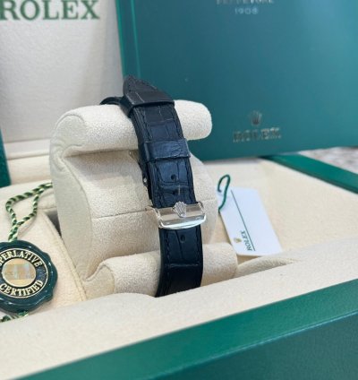 Rolex 1908 White Gold Black Dial Full Set 2024
