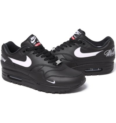 Nike Supreme Air Max 1 87 Sp Black White
