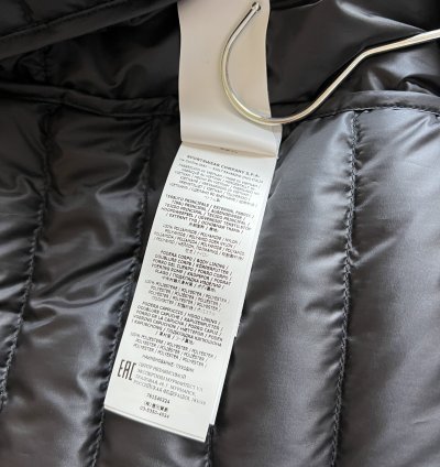 Stone Island 40324 Hooded Down Nylon Ripstop Jacket In Black