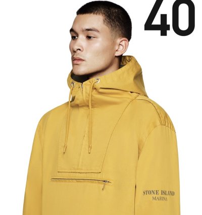 Stone Island 40th Anni Raso Gommato Cover Colorato Bio -