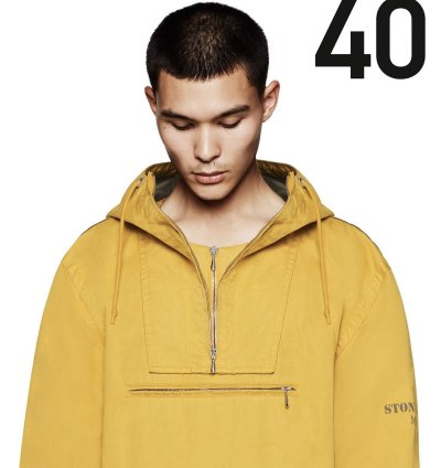 Stone Island 40th Anni Raso Gommato Cover Colorato Bio -